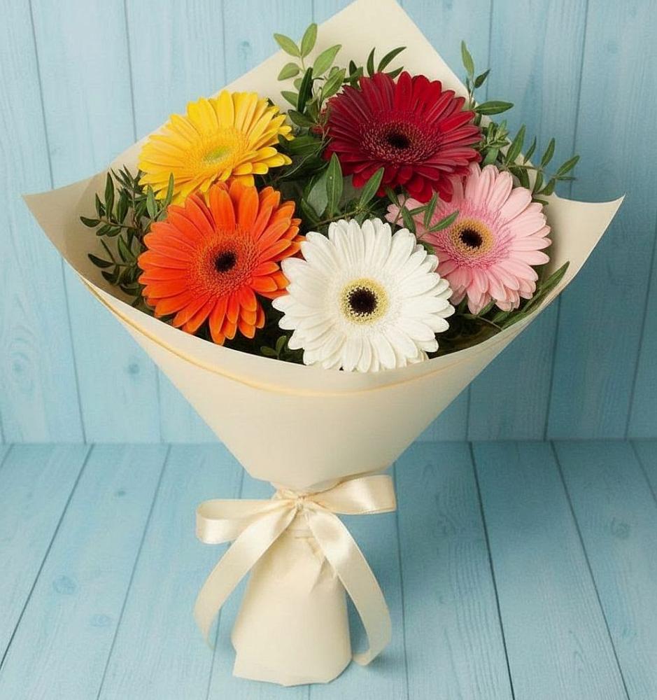 Букет цветов из: Герберы в Рагулях