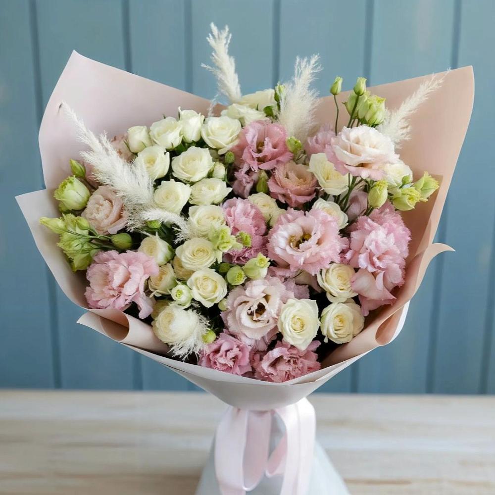 Букет цветов из: Альстромерии и Розы в Рагулях