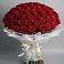 Букет 101 Красная роза Блэк Мэджик в Рагулях