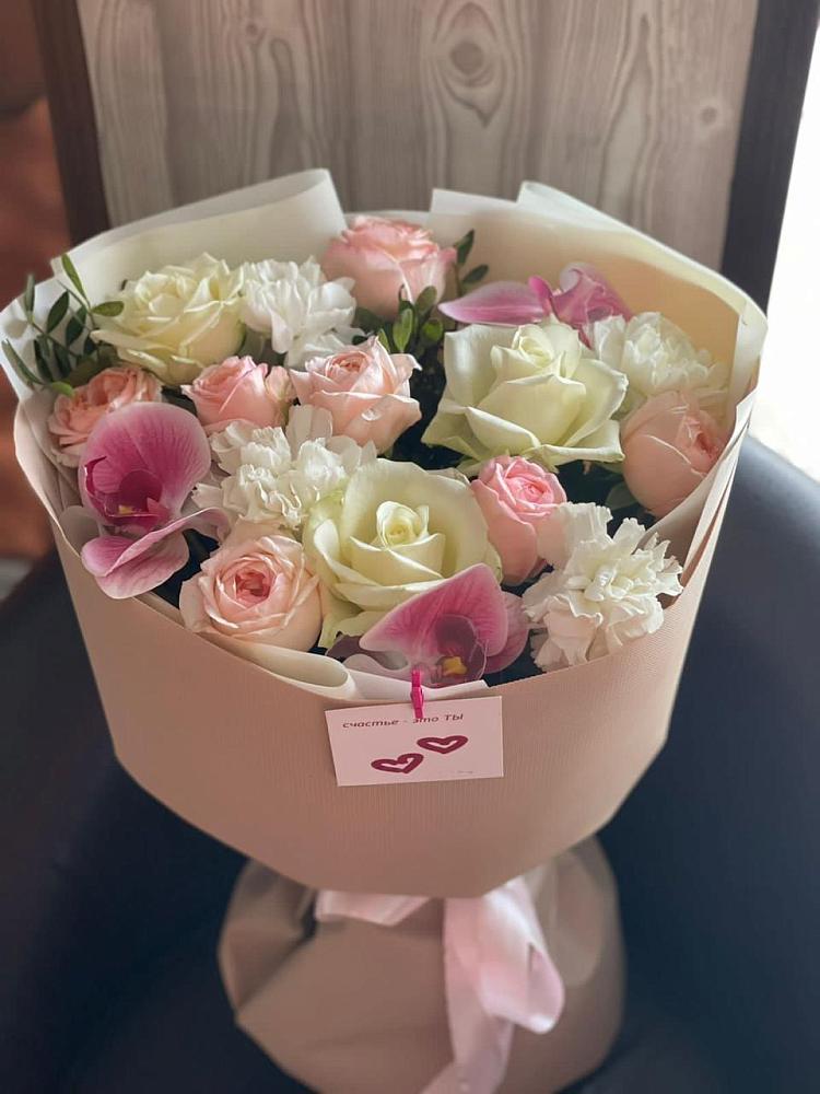 Букет цветов из: Орхидеи, Розы и Гвоздики в Рагулях