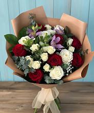 Букет цветов из:  Розы и Альстромерии в Рагулях