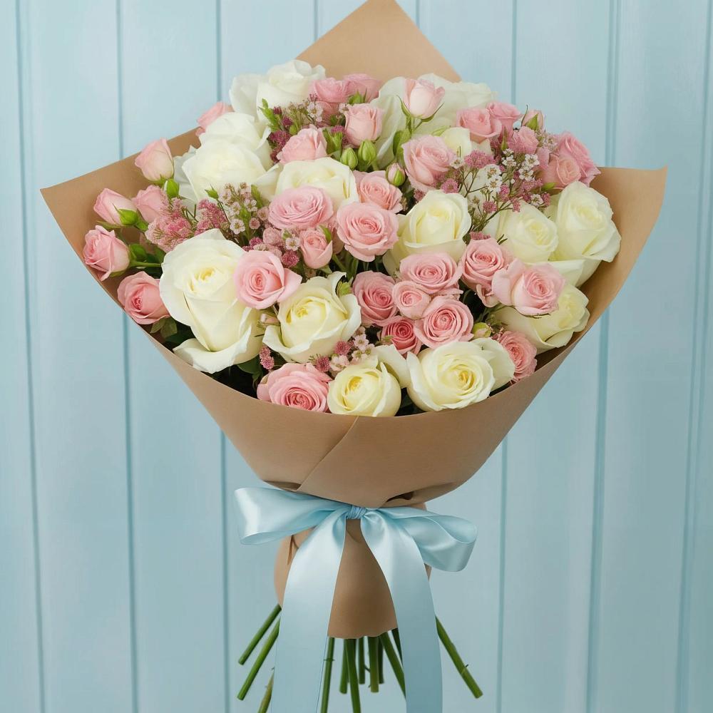 Букет цветов из: Розы в Рагулях