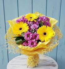 Букет цветов из:  Хризантемы и Герберы в Рагулях