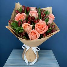 Букет цветов из:  Розы и Альстромерии в Рагулях