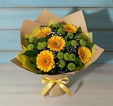 Букет цветов из:  Герберы и Хризантемы #REPLACE_PRED# Рагулях