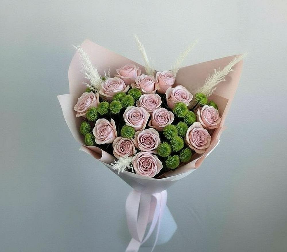 Букет цветов из: Розы и Хризантемы в Рагулях