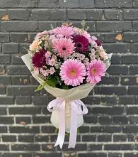 Букет цветов из:  Герберы и Хризантемы в Рагулях