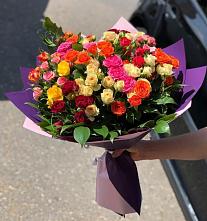 Букет Микс из разноцветных кустовых роз #REPLACE_PRED# Рагулях
