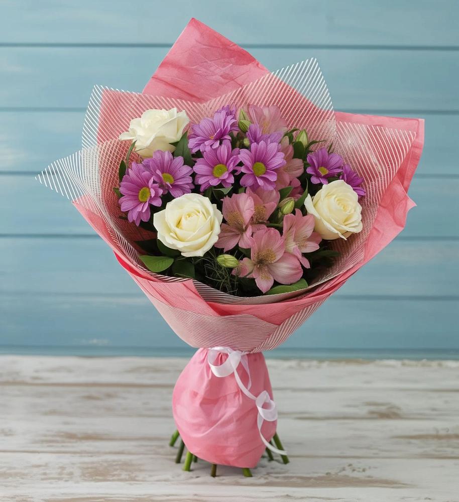 Букет цветов из: Герберы в Рагулях