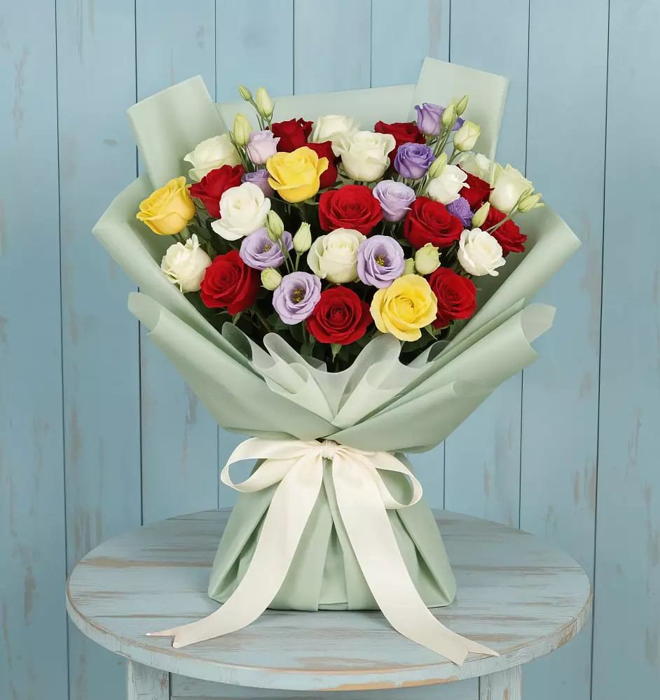 Букет цветов из: Розы в Рагулях