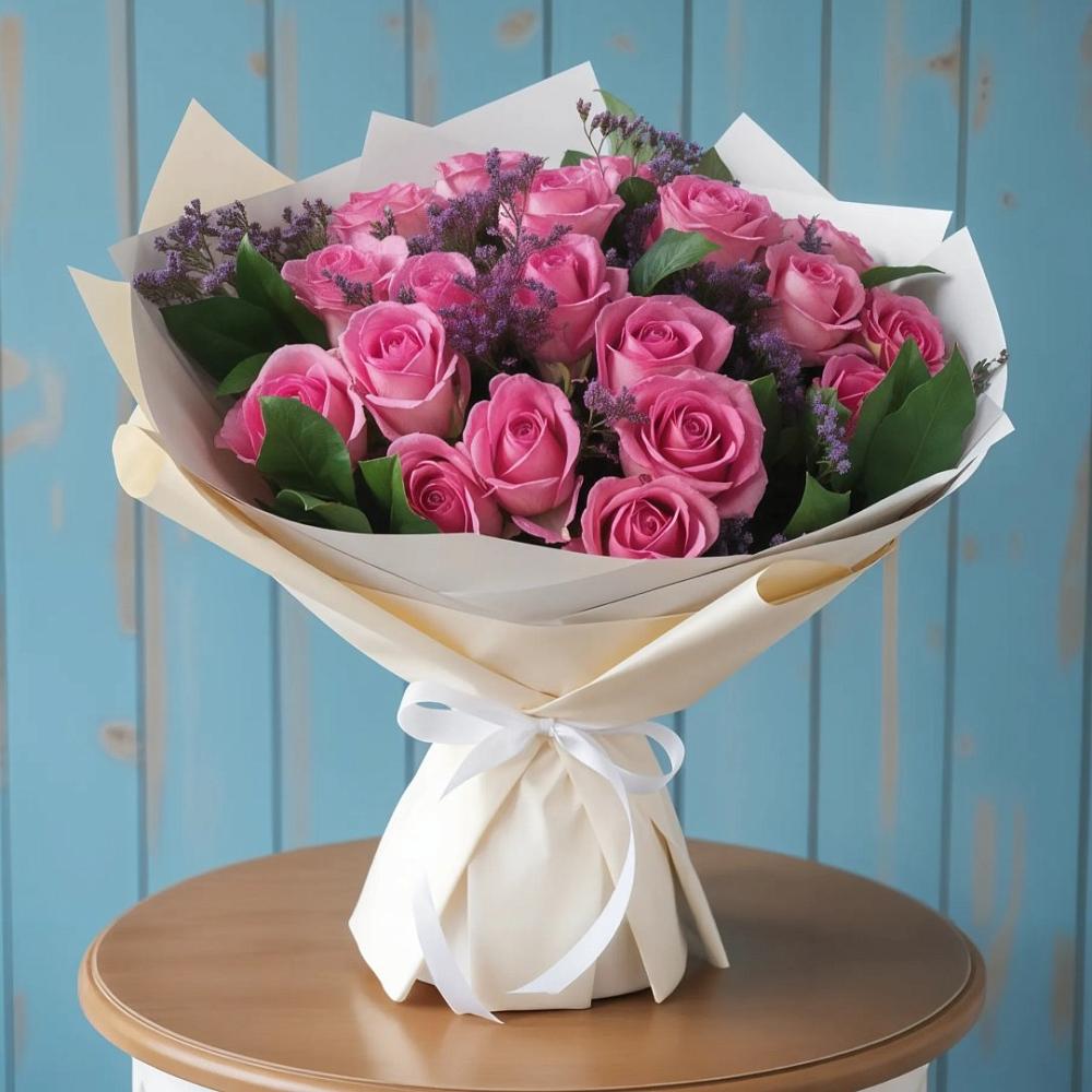 Букет цветов из: Розы в Рагулях