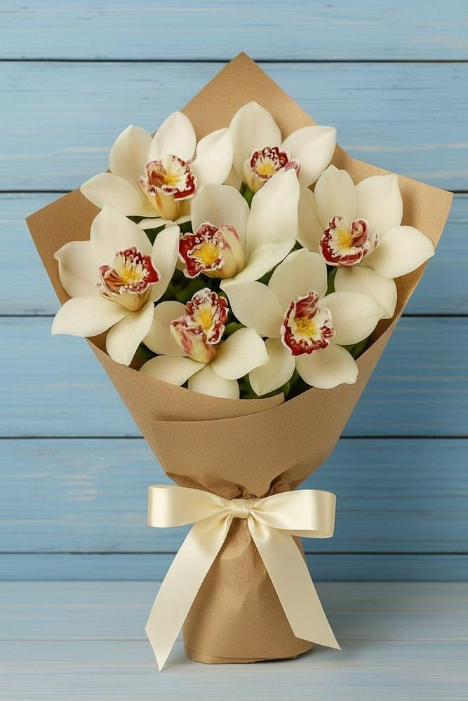 Букет цветов из: Орхидеи и Розы в Рагулях