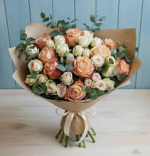 Букет цветов из:  Альстромерии и Розы #REPLACE_PRED# Рагулях